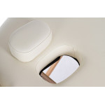 RestPro Vip Oval 3 Cream PU Κρεβάτι "PRO" Μασάζ Φυσικοθεραπείας Αισθητικής Βαλίτσα